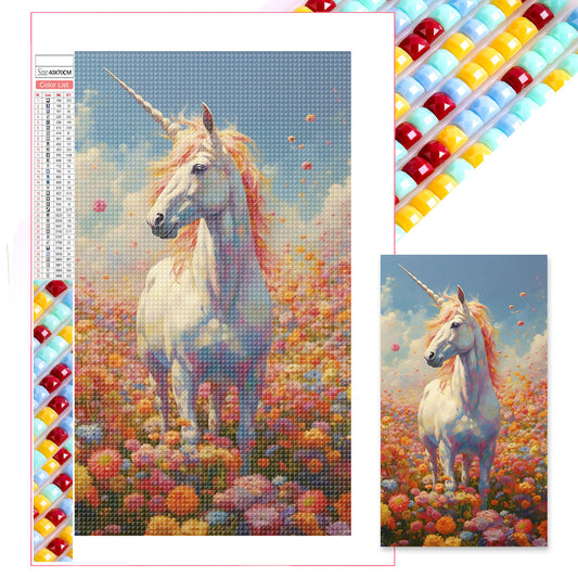 Unicorn - Full AB Square Drill Diamond Painting 40*70CM