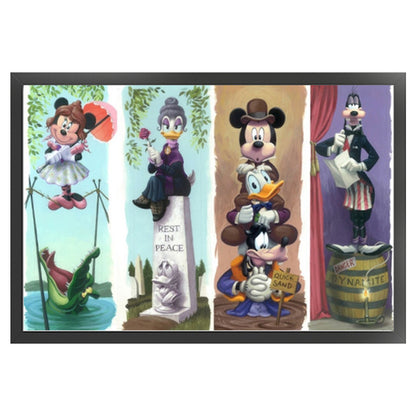 Mickey Minnie - 11CT Stamped Cross Stitch 90*60CM