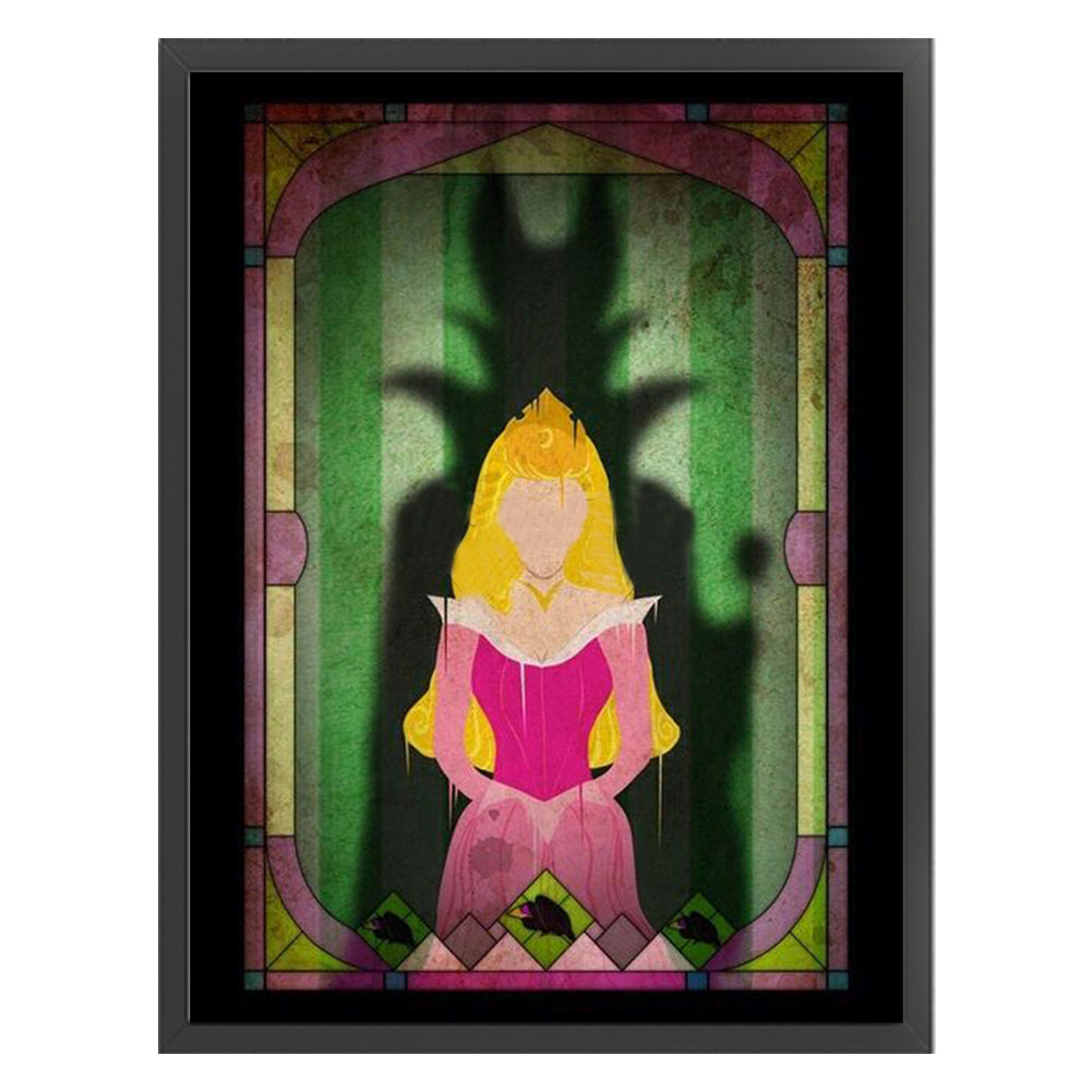 Silhouette-Disney Villains And Princesses - 11CT Stamped Cross Stitch 40*56CM