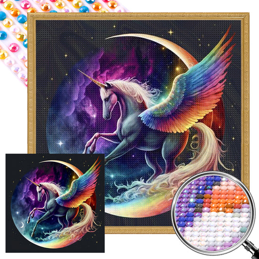 Unicorn - Full AB Round Drill Diamond Painting 40*40CM