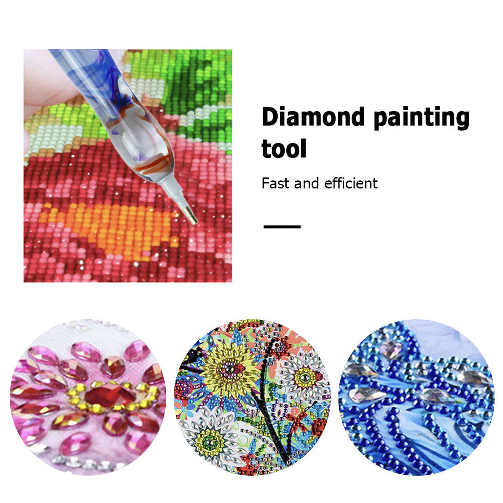 Diamond Painting Tools Kit Diamond Painting Pen Kits Plastic Tips with Drill Pen