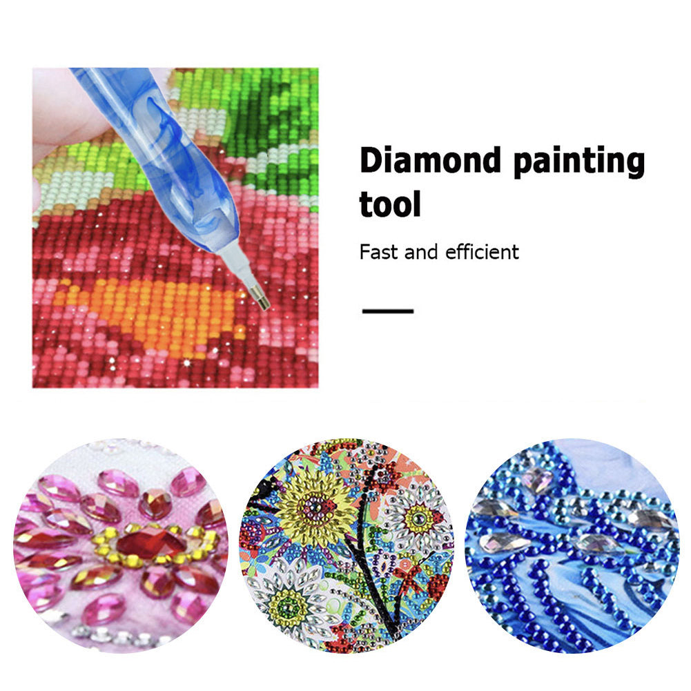 Diamond Painting Tools Kit Diamond Painting Pen Kits Plastic Tips with Drill Pen