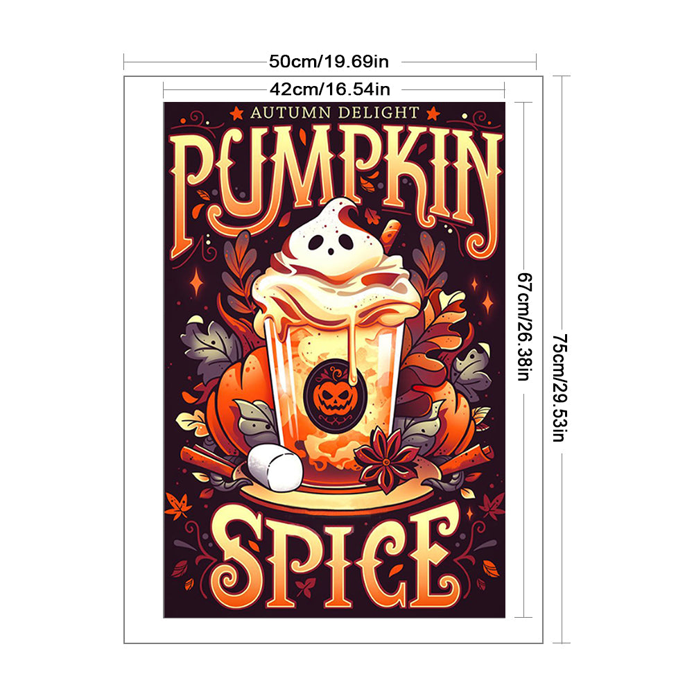 Halloween - 11CT Stamped Cross Stitch 50*75CM