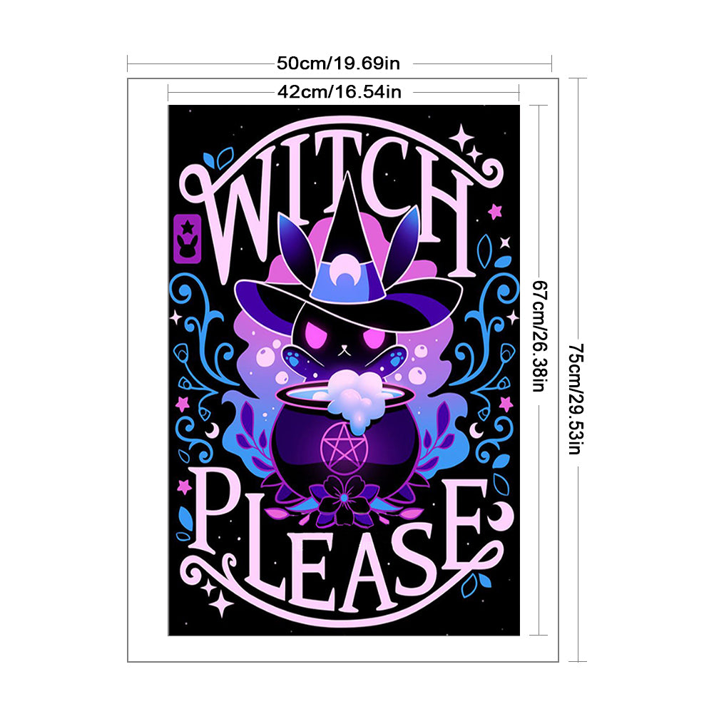 Halloween - 11CT Stamped Cross Stitch 50*75CM