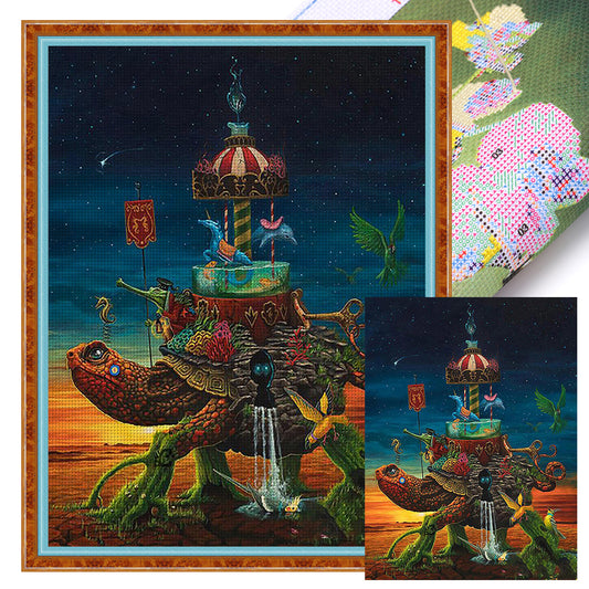 Turtle - 11CT Stamped Cross Stitch 50*65CM