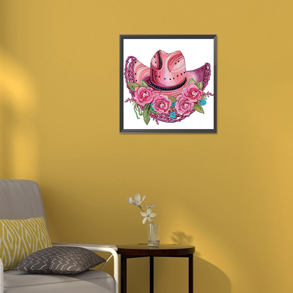 Hat - Special Shaped Drill Diamond Painting 30*30CM