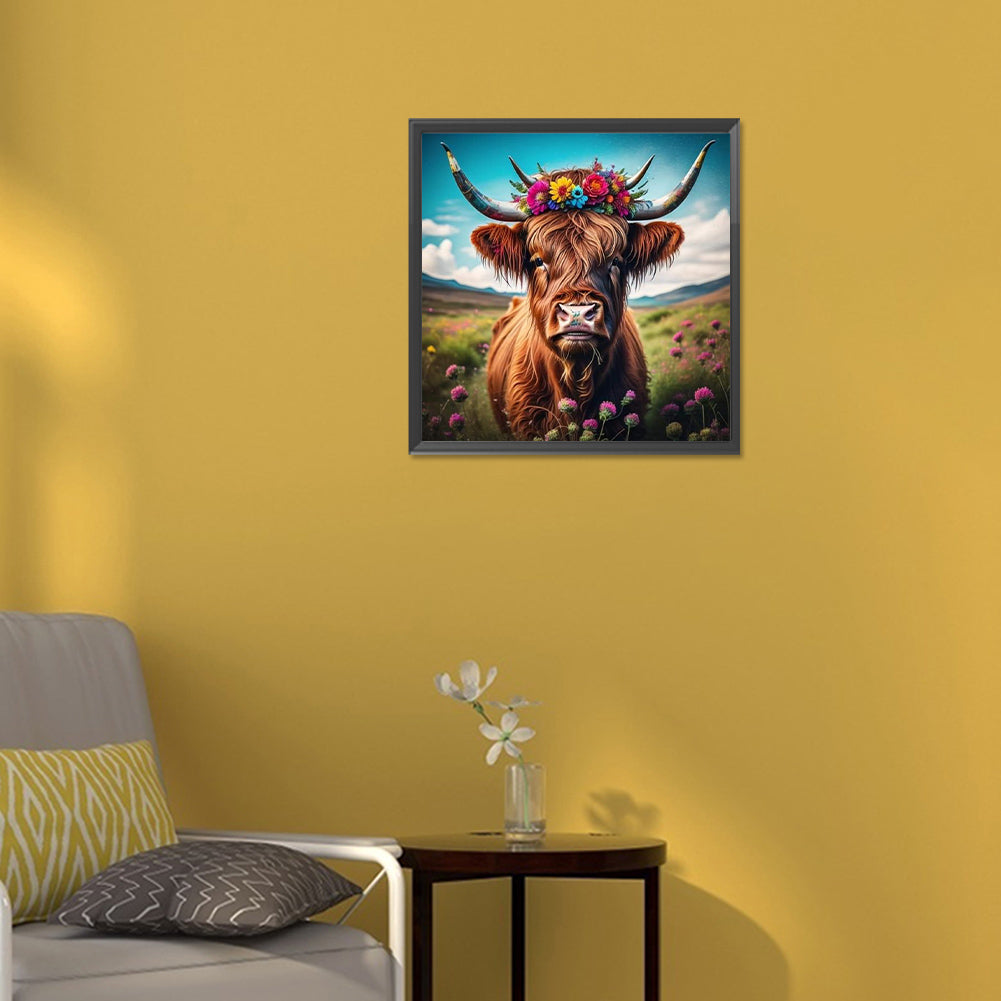 Yak - Full Round Drill Diamond Painting 30*30CM