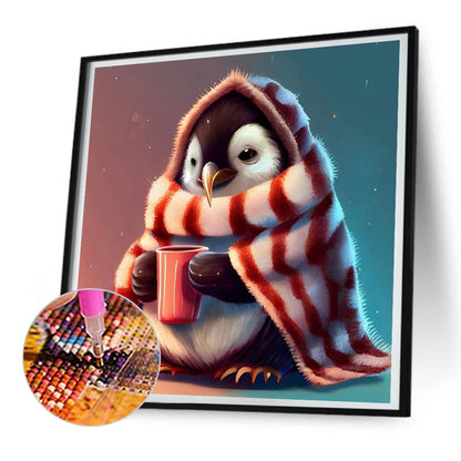 Little Penguin - Full Round Drill Diamond Painting 30*30CM