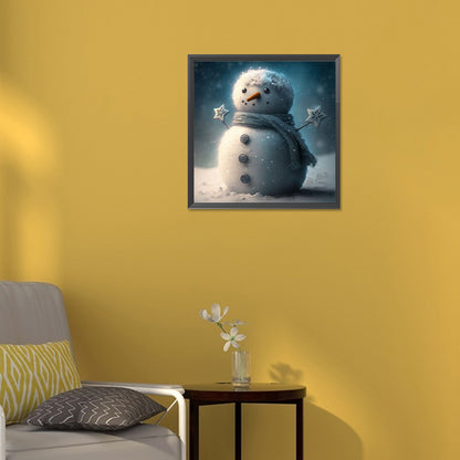 Little Snowman - Full Round Drill Diamond Painting 30*30CM