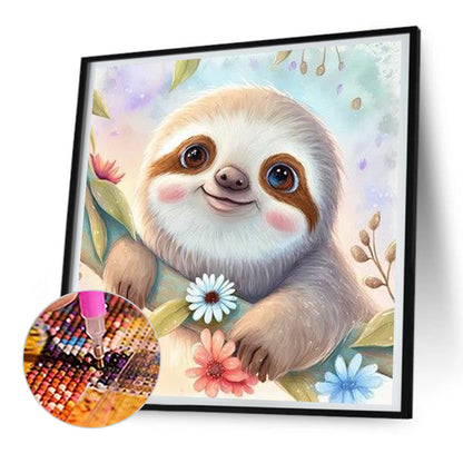 Sloth - Full Round Drill Diamond Painting 30*30CM