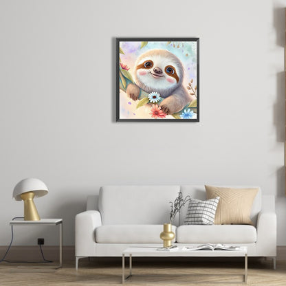 Sloth - Full Round Drill Diamond Painting 30*30CM