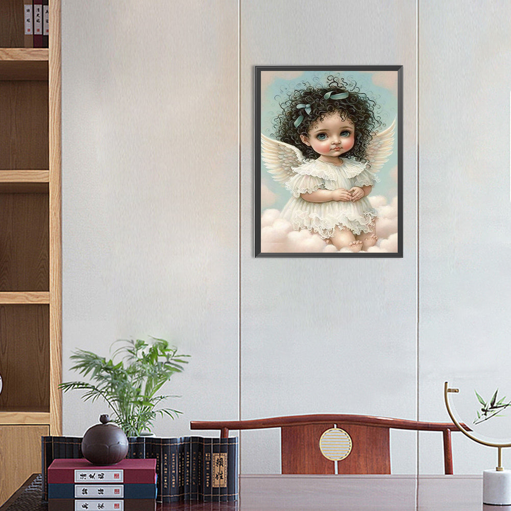 Angel Child - Full Round Drill Diamond Painting 30*40CM