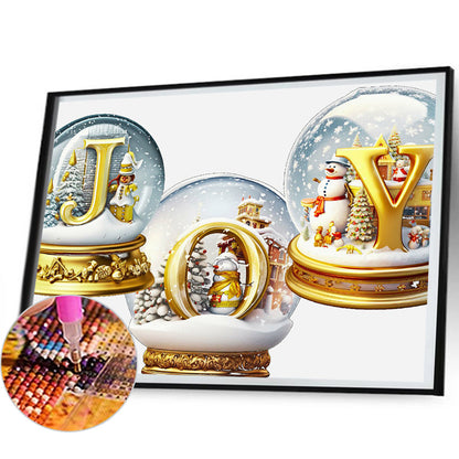 Joy Crystal Ball - Full Round Drill Diamond Painting 50*40CM