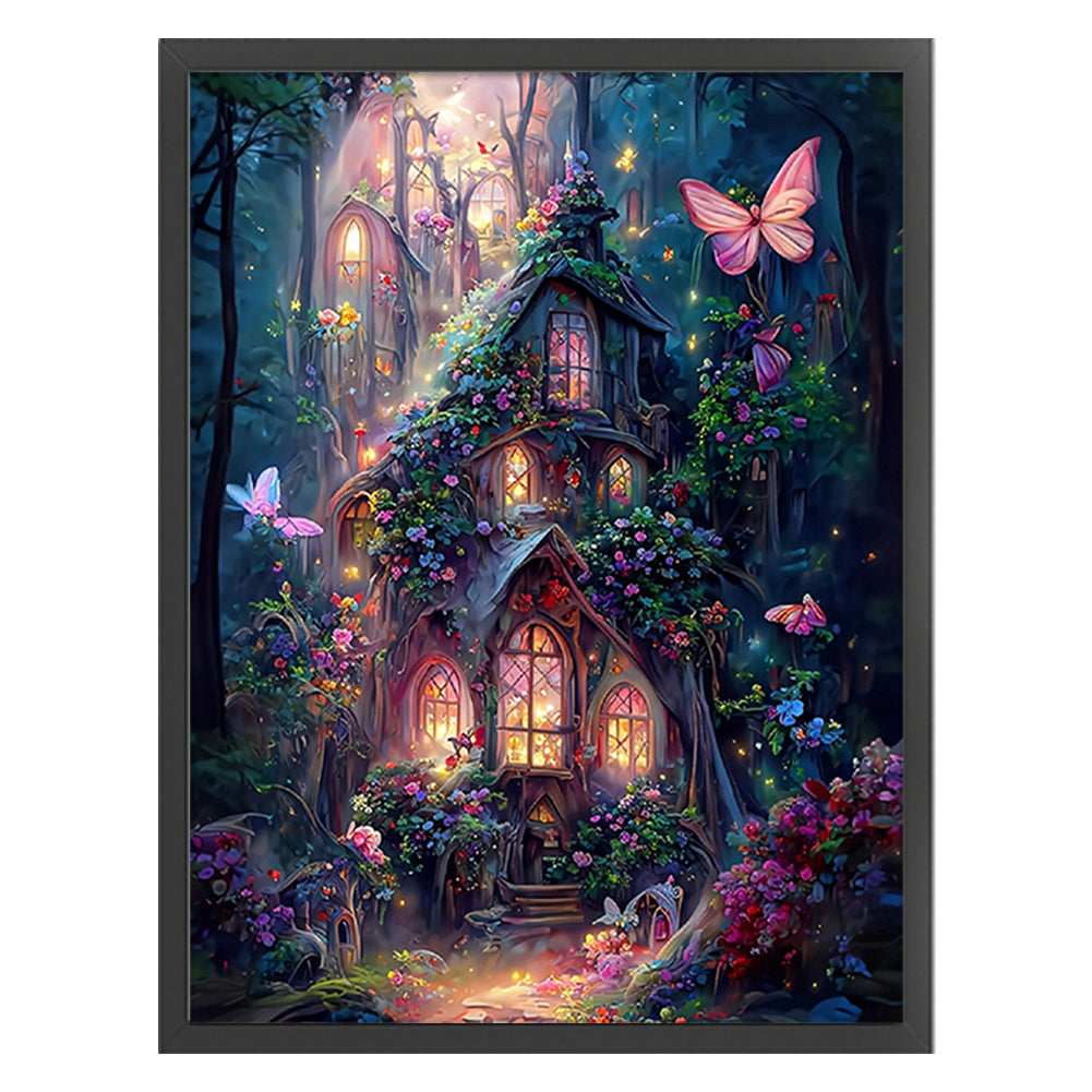 Dream House - 16CT Stamped Cross Stitch 50*65CM