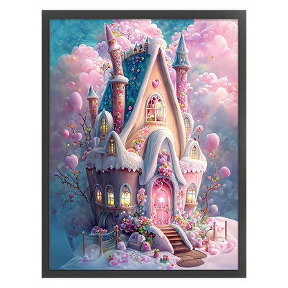 Dream House - 16CT Stamped Cross Stitch 50*65CM