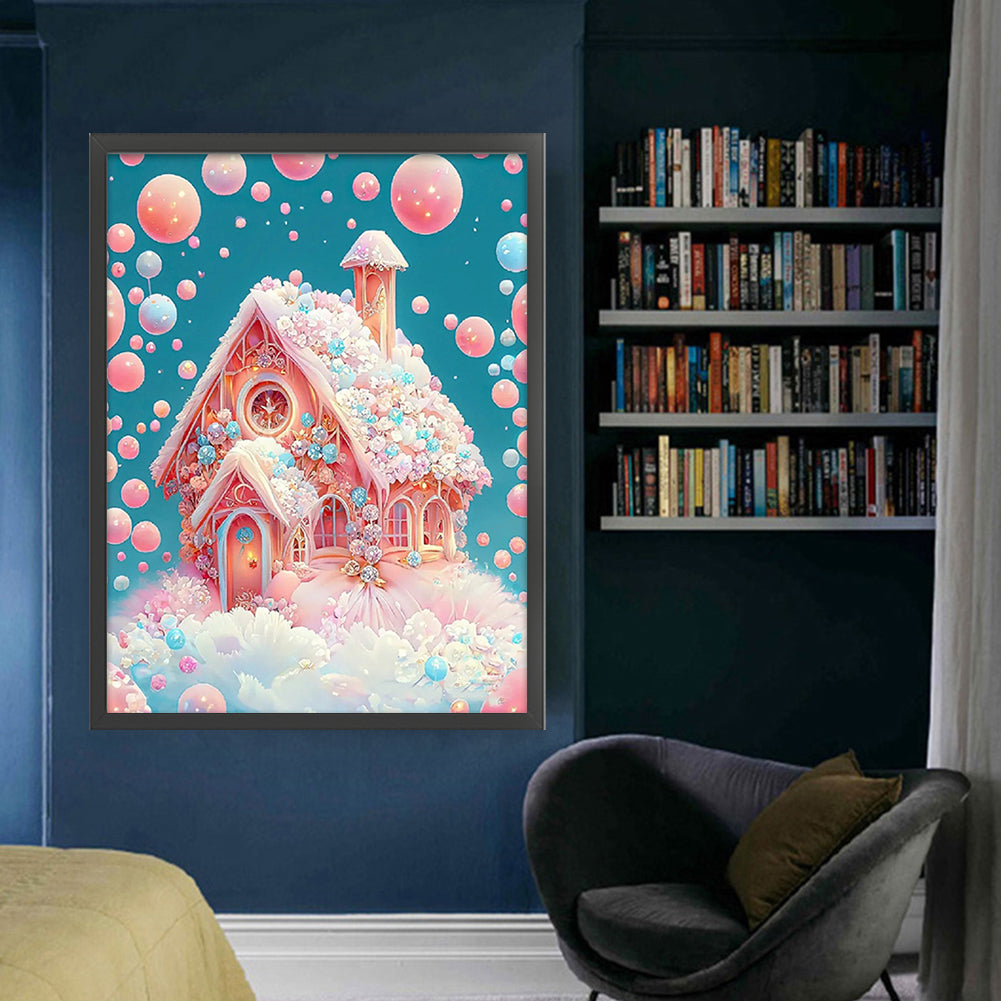 Dream House - 16CT Stamped Cross Stitch 50*65CM