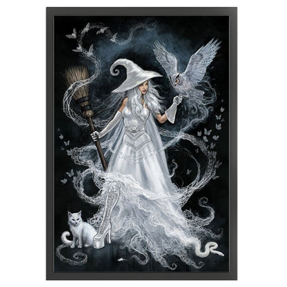 White Witch - 11CT Stamped Cross Stitch 40*58CM