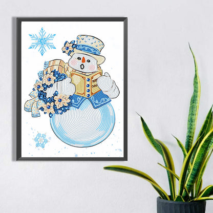 Poetry Snowman¡¤Xiaolan - Special Shaped Drill Diamond Painting30*40CM