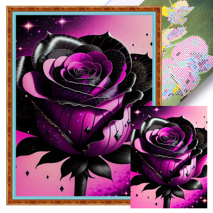 Rose - 11CT Stamped Cross Stitch 40*55CM