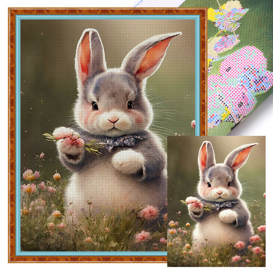 Bunny - 11CT Stamped Cross Stitch 40*55CM