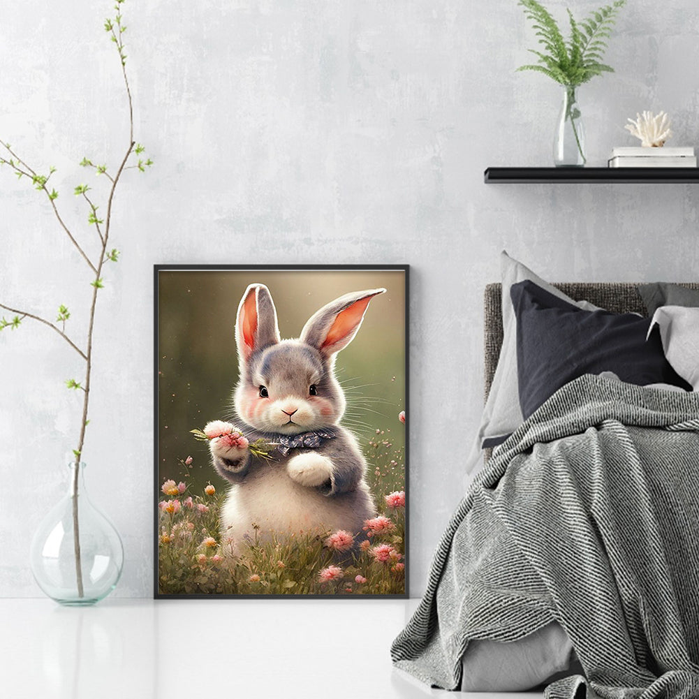 Bunny - 11CT Stamped Cross Stitch 40*55CM