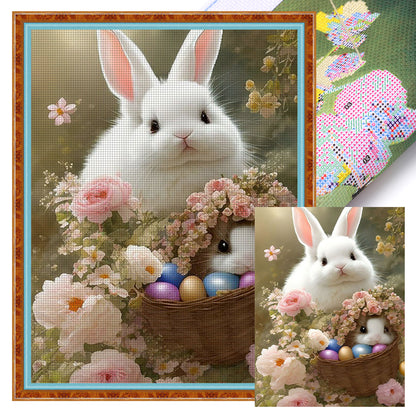 Bunny - 11CT Stamped Cross Stitch 40*55CM