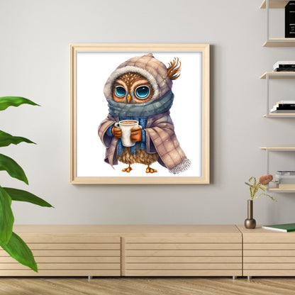 Owl - 18CT Stamped Cross Stitch 20*20CM