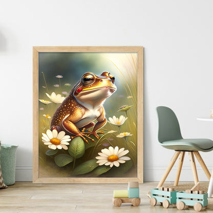 Frog - 18CT Stamped Cross Stitch 20*25CM