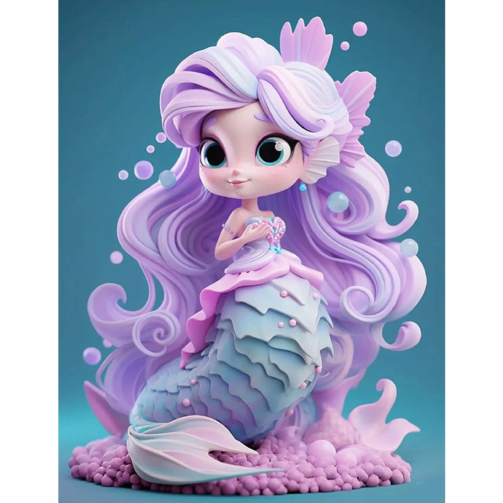 Mermaid - Full Square Drill Diamond Painting 30*40CM