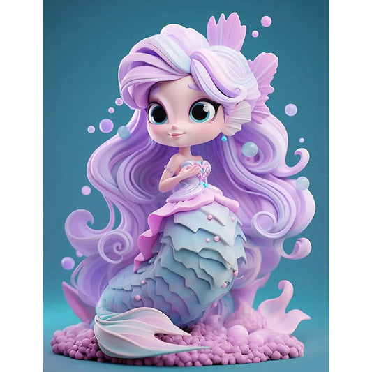 Mermaid - Full Square Drill Diamond Painting 30*40CM