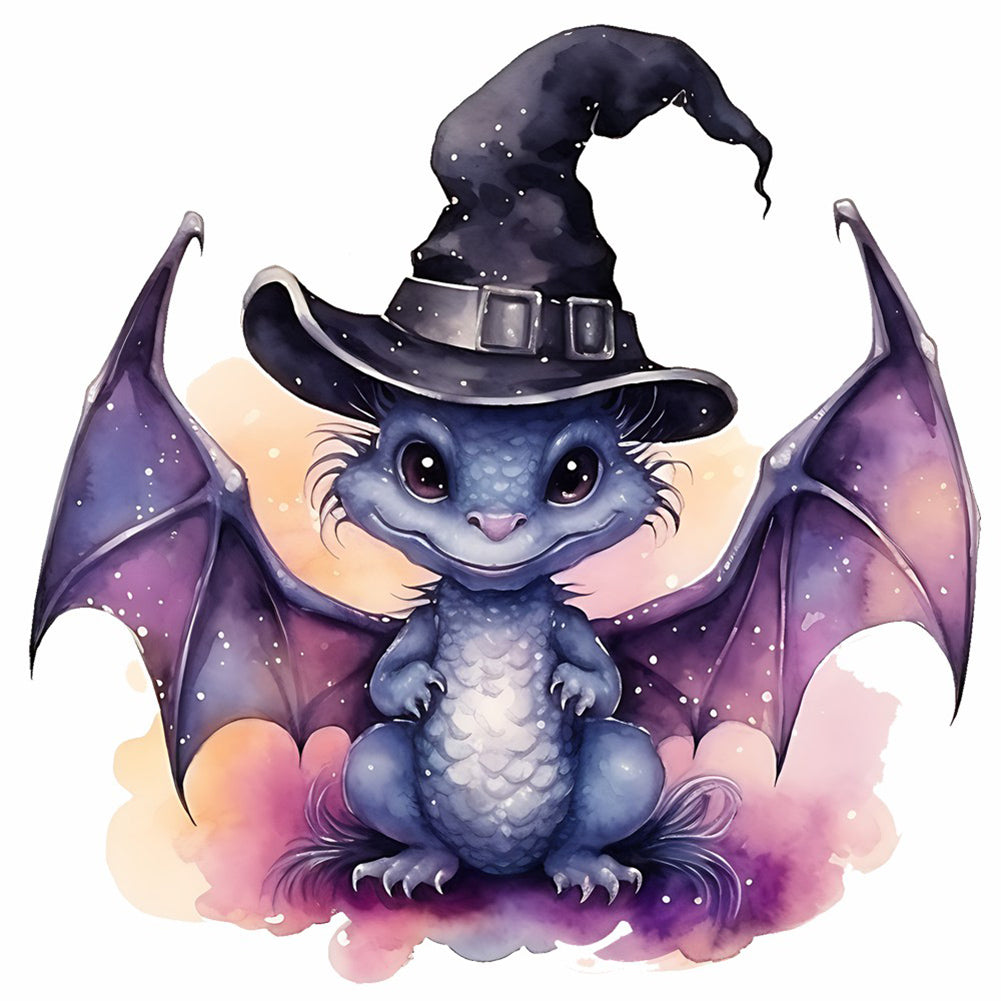 Halloween Pterosaur - Full Round Drill Diamond Painting 40*40CM