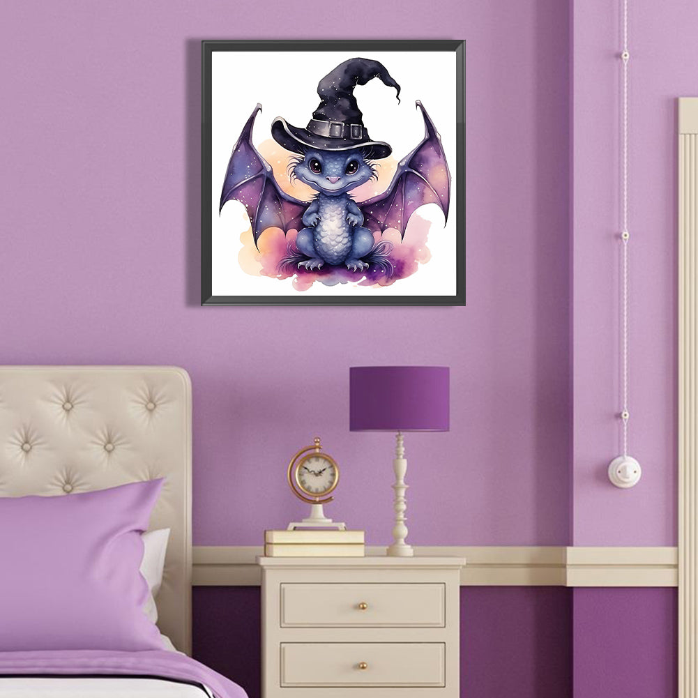 Halloween Pterosaur - Full Round Drill Diamond Painting 40*40CM