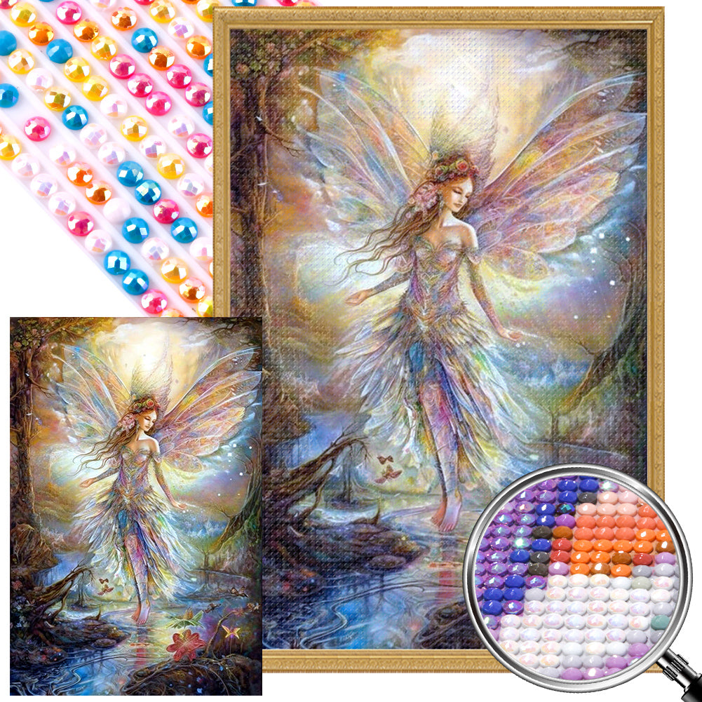 Angel - Full AB Round Drill Diamond Painting 40*60CM