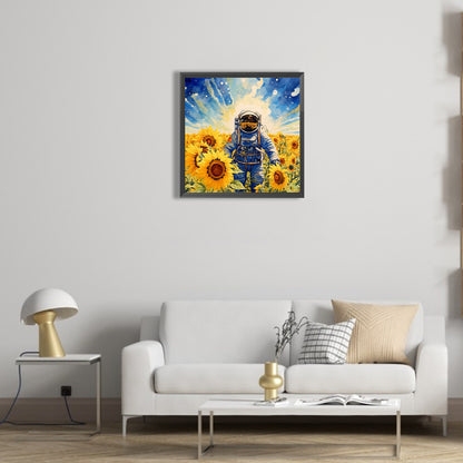 Astronaut - Full Round Drill Diamond Painting 40*40CM