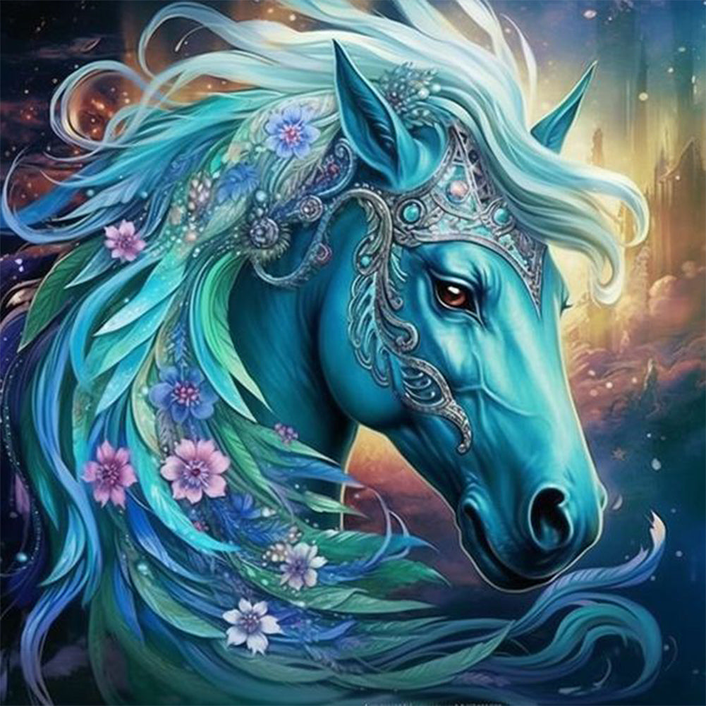 Horse - Full Round Drill Diamond Painting 40*40CM