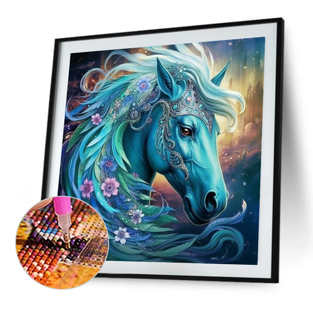 Horse - Full Round Drill Diamond Painting 40*40CM