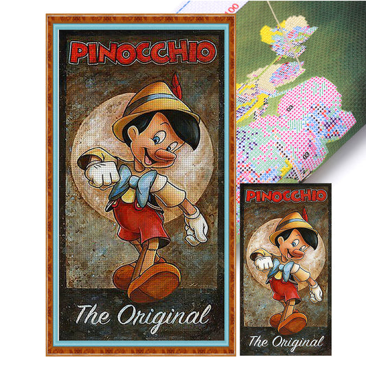 Disney Character-Pinocchio - 11CT Stamped Cross Stitch 30*55CM