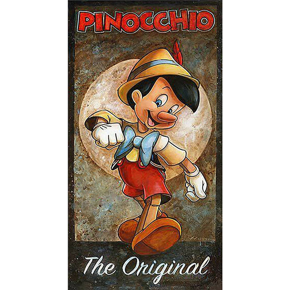 Disney Character-Pinocchio - 11CT Stamped Cross Stitch 30*55CM