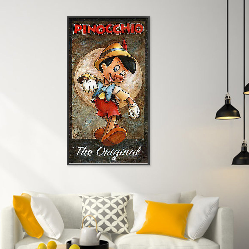 Disney Character-Pinocchio - 11CT Stamped Cross Stitch 30*55CM