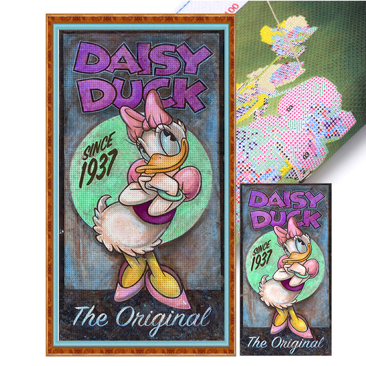 Disney Character-Daisy Duck - 11CT Stamped Cross Stitch 30*55CM