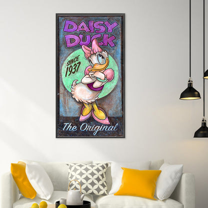 Disney Character-Daisy Duck - 11CT Stamped Cross Stitch 30*55CM