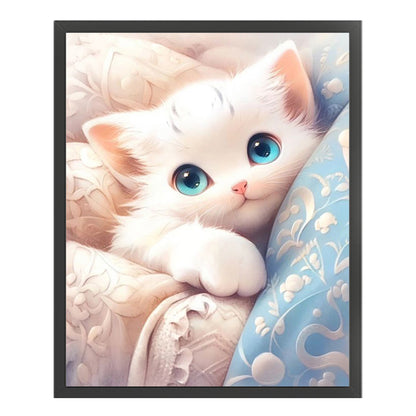 Cat - 11CT Stamped Cross Stitch 40*50CM