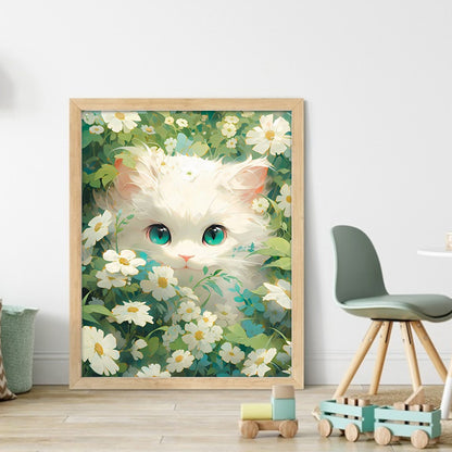 Cat - 11CT Stamped Cross Stitch 40*50CM