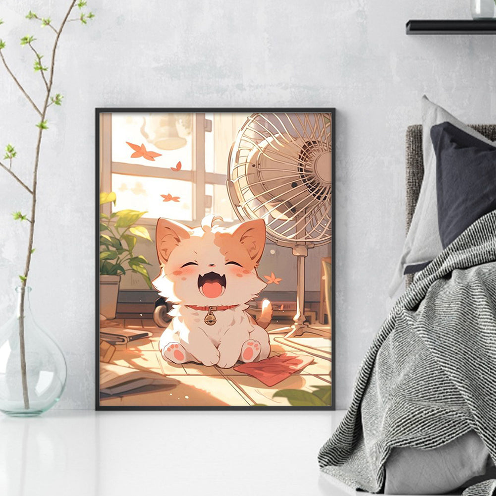 Cat - 11CT Stamped Cross Stitch 40*50CM