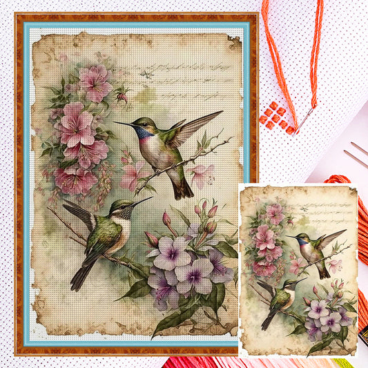 Retro Poster - 11CT Counted Cross Stitch 40*60CM