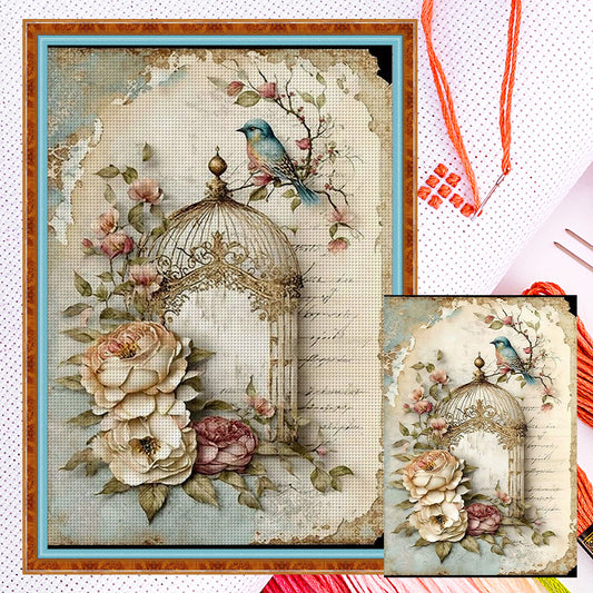 Retro Poster - 11CT Counted Cross Stitch 40*60CM