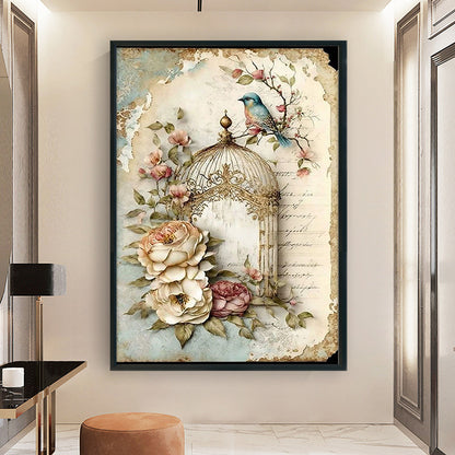 Retro Poster - 11CT Counted Cross Stitch 40*60CM