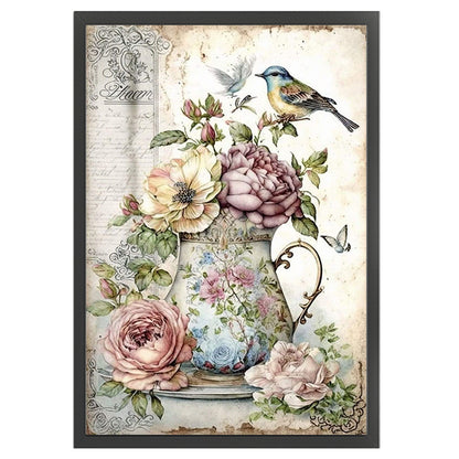 Retro Poster - 11CT Counted Cross Stitch 40*60CM