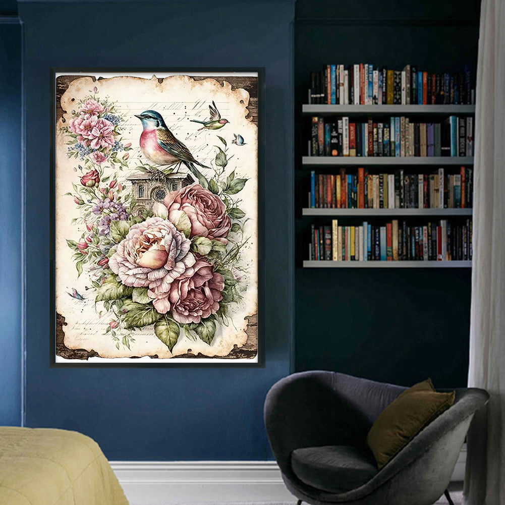 Retro Poster - 11CT Counted Cross Stitch 40*60CM