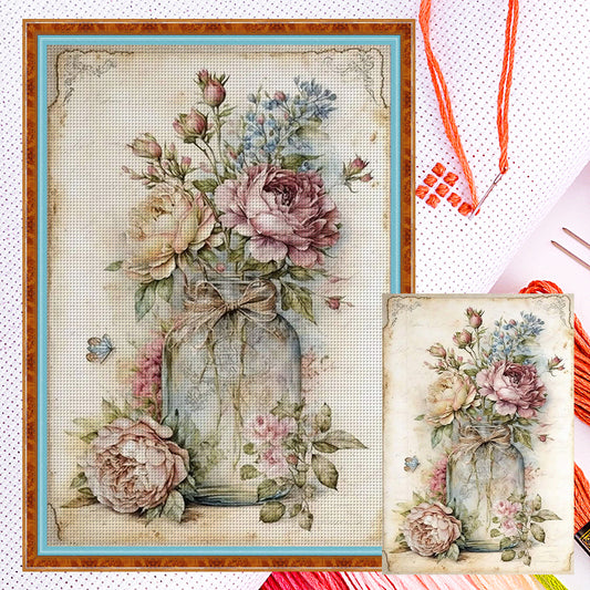 Retro Poster - 11CT Counted Cross Stitch 40*60CM